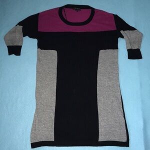 𝅺FOREVER 21 + sweater block dress crew neck size 1X